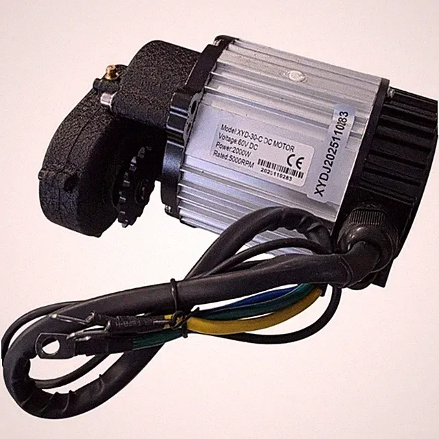 MotoTec 60v 2000w Pro Dirt Bike Motor with Gearbox V3